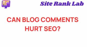 Can Blog Comments Hurt SEO? Unpacking the Controversy