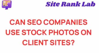 Can SEO Companies Leverage Stock Photos for Client Websites?