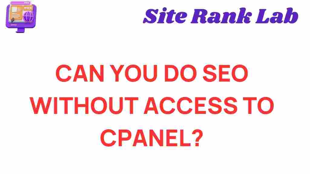 seo-without-cpanel-access