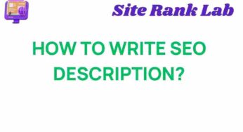 Mastering the Art of SEO Descriptions: Secrets Revealed