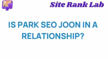 Is Park Seo Joon in a Relationship? The Truth Behind the Rumors