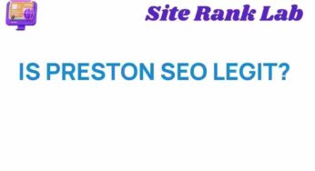 Is Preston SEO Legit? Unveiling the Truth Behind Its Claims