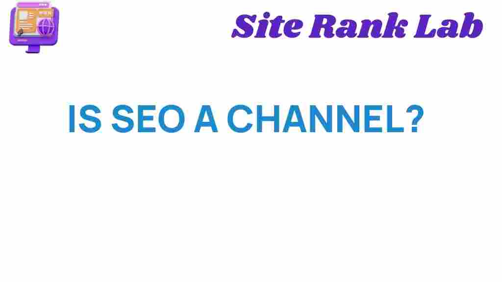 is-seo-a-channel
