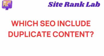 Unraveling the SEO Mystery: The Impact of Duplicate Content
